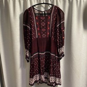 Anthropologie beaded bodice dress. Size 10.